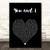Scorpions You and I Black Heart Song Lyric Print