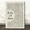Fleet Foxes The Shrine An Argument Vintage Script Song Lyric Quote Music Print