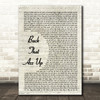 Juvenile Back That Azz Up Vintage Script Song Lyric Quote Music Print