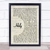 Florida Georgia Line Holy Vintage Script Song Lyric Quote Print