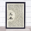 Kasey Chambers I'm Alive Vintage Script Song Lyric Quote Print