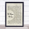 No Woman No Cry Bob Marley Script Quote Song Lyric Print