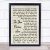 Otis Redding For Your Precious Love Vintage Script Song Lyric Quote Print