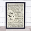 Seal Kiss From A Rose Vintage Script Song Lyric Quote Print