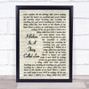The Darkness I Believe In A Thing Called Love Vintage Script Song Lyric Print