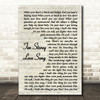 The Stone Roses Ten Storey Love Song Vintage Script Song Lyric Quote Print