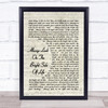 Always Look On The Bright Side Of Life Monty Python Song Lyric Script Print