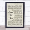 Rewrite The Stars The Greatest Showman Song Lyric Vintage Script Quote Print