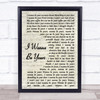 Arctic Monkeys I Wanna Be Yours Vintage Script Song Lyric Quote Print