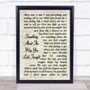 Elton John Something About The Way You Look Tonight Vintage Script Lyric Print