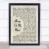 Elvis Presley Always On My Mind Vintage Script Song Lyric Quote Print