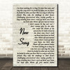 Howard Jones New Song Vintage Script Song Lyric Quote Print