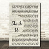 Keyshia Cole This Is Us Vintage Script Song Lyric Quote Print