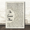 Runrig The Greatest Flame Vintage Script Song Lyric Quote Print
