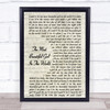 Prince The Most Beautiful Girl In The World Song Lyric Vintage Script Print