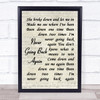 Fleetwood Mac Never Going Back Again Quote Song Lyric Print
