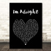 Stereophonics Im Alright Black Heart Song Lyric Print