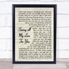Whitney Houston Saving All My Love For You Vintage Script Song Lyric Quote Print