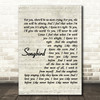 Fleetwood Mac Songbird Quote Song Lyric Print