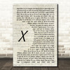 Nicky Jam x J Balvin X Vintage Script Song Lyric Print