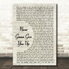 Rick Astley Never Gonna Give You Up Vintage Script Song Lyric Print