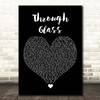 Stone Sour Through Glass Black Heart Song Lyric Print