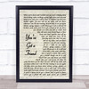 James Taylor You've Got A Friend Vintage Script Song Lyric Print