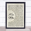 Joni Mitchell A Case Of You Vintage Script Song Lyric Print