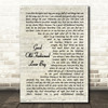 Queen Good Old-Fashioned Lover Boy Vintage Script Song Lyric Print