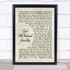 Queen Good Old-Fashioned Lover Boy Vintage Script Song Lyric Print