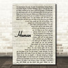 Rag'n'Bone Man Human Vintage Script Song Lyric Print