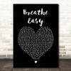 Sugababes Breathe Easy Black Heart Song Lyric Print