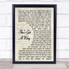 Billy Joel She's Got A Way Song Lyric Vintage Script Quote Print