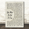 Eric Church You Make It Look So Easy Song Lyric Vintage Script Quote Print