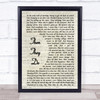 Trace Adkins Then They Do Song Lyric Vintage Script Quote Print