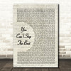 Hairspray You Can't Stop The Beat Vintage Script Song Lyric Print