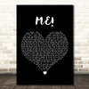 Taylor Swift ME Black Heart Song Lyric Print
