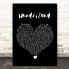 Taylor Swift Wonderland Black Heart Song Lyric Print