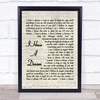 I Have A Dream ABBA Script Quote Song Lyric Print