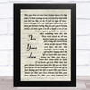 David Gray This Years Love Vintage Script Song Lyric Music Art Print