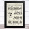 Heatwave Always And Forever Vintage Script Song Lyric Music Art Print