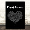 Terry Wogan Foral Dance Black Heart Song Lyric Print
