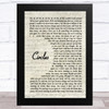 Post Malone Circles Vintage Script Song Lyric Music Art Print