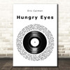 Eric Carmen Hungry Eyes Vinyl Record Song Lyric Print