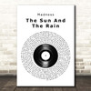 Madness The Sun And The Rain Vinyl Record Song Lyric Print