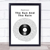 Madness The Sun And The Rain Vinyl Record Song Lyric Print