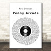Roy Orbison Penny Arcade Vinyl Record Song Lyric Print