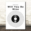 Ruff Endz Will You Be Mine Vinyl Record Song Lyric Print