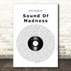 Shinedown Sound Of Madness Vinyl Record Song Lyric Print