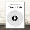 The Courteeners The 17th Vinyl Record Song Lyric Print
